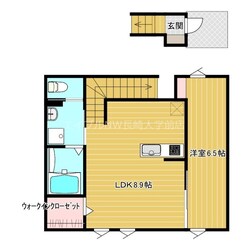 本諫早駅 徒歩7分 2階の物件間取画像